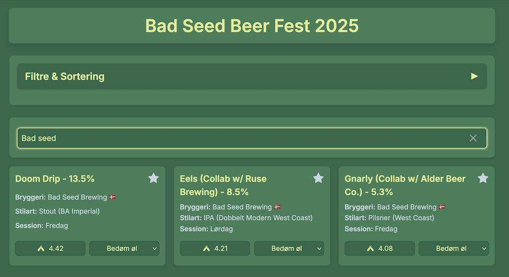 My BeerFest
